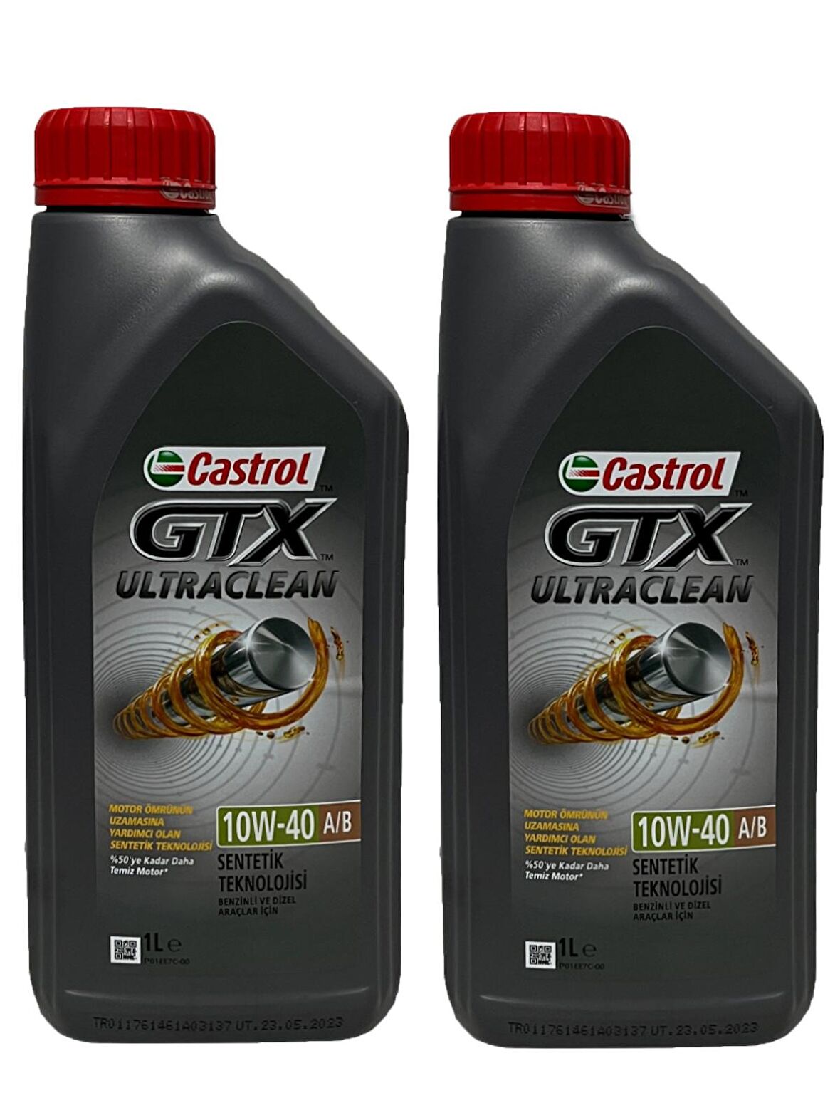 Castrol GTX Ultraclean 10W-40 A/B Motor Yağı 1 Litre 2 Adet