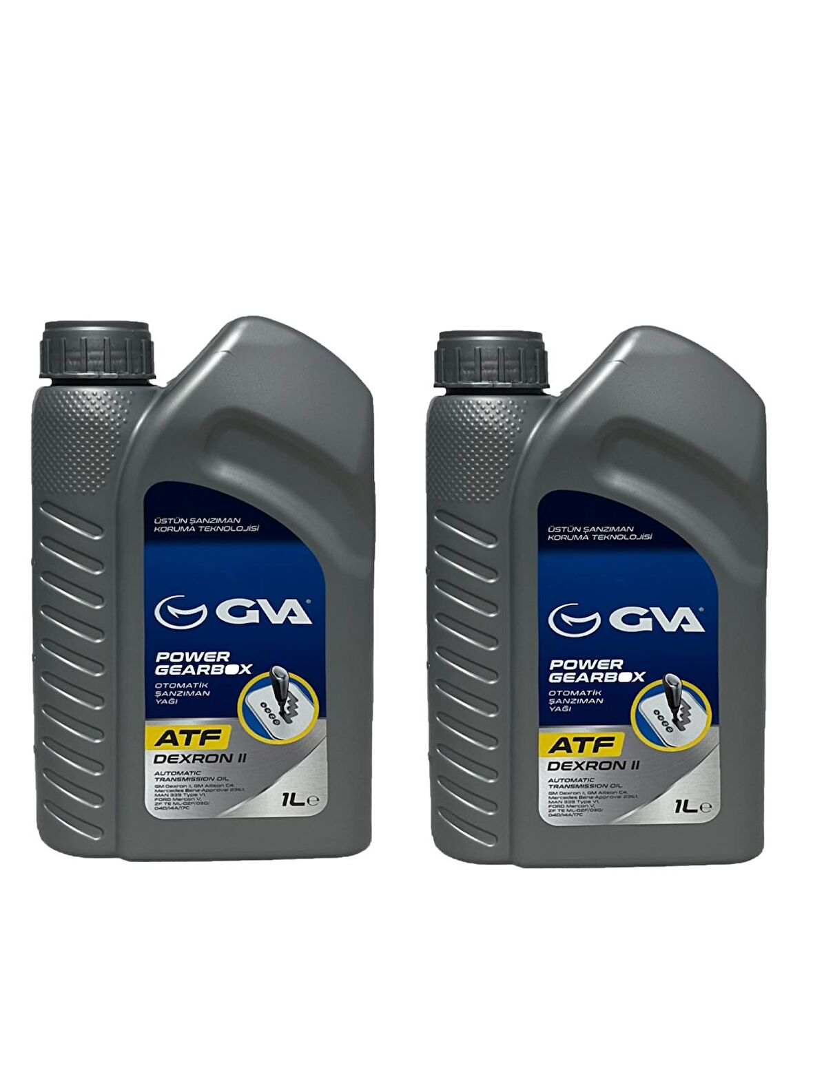 Gva Dexron II Atf Otomatik Şanzıman Yağı Kırmızı 1 Litre 2 Adet