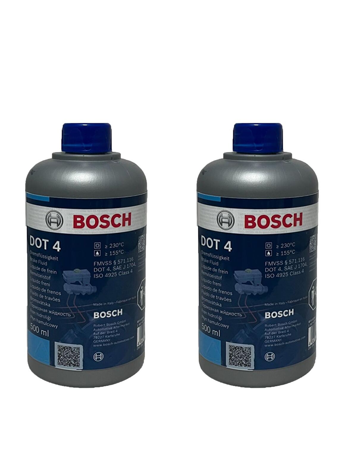 Bosch Dot-4 Fren Yağı 500 Ml. 2 Adet