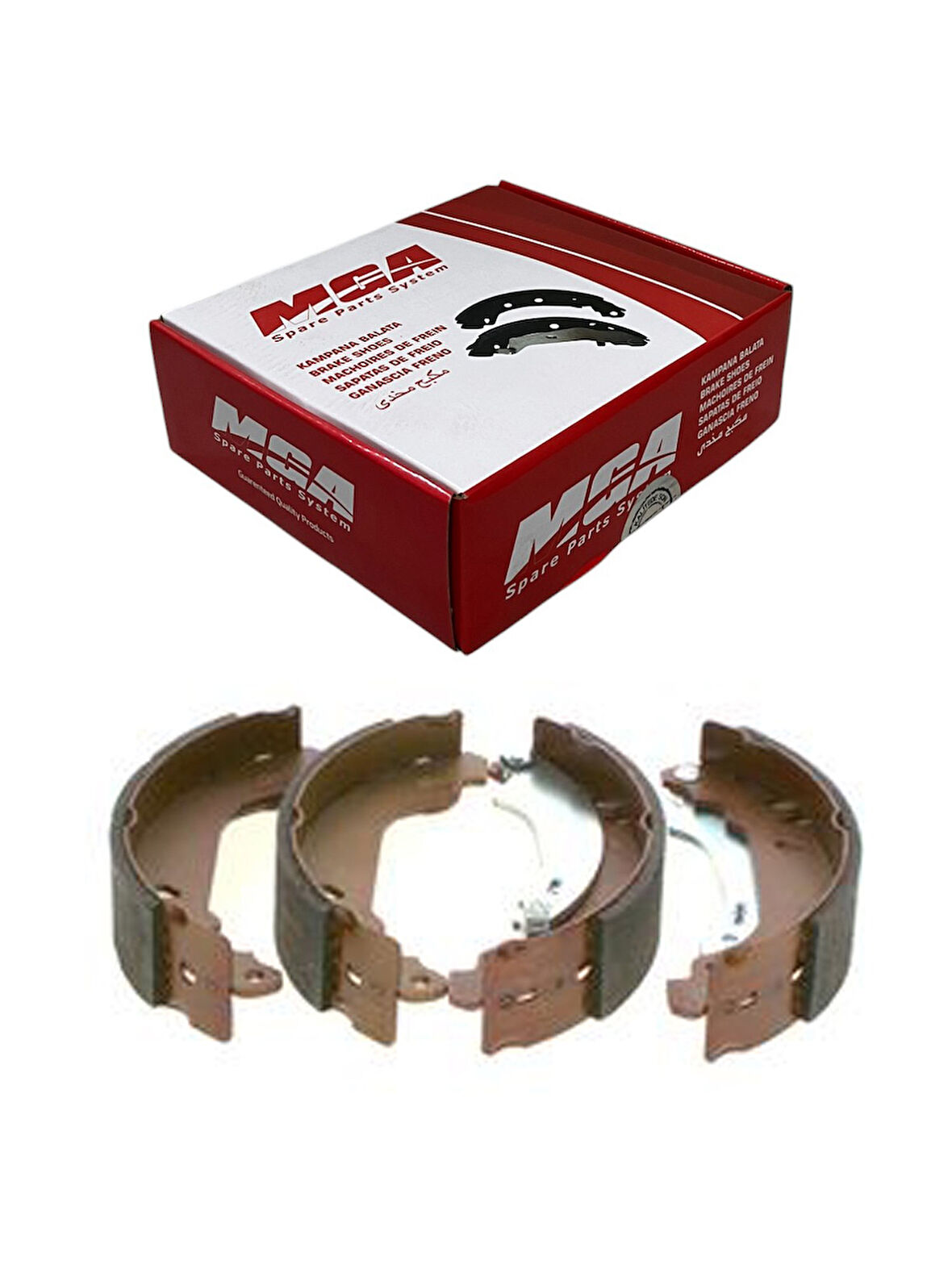 Mga Renault Clio Symbol I,II 1.2-1.4-1.5 Dci-1.6-1.9D 2001-2014 ABSsiz Arka Fren Balata Tk. 180x42mm