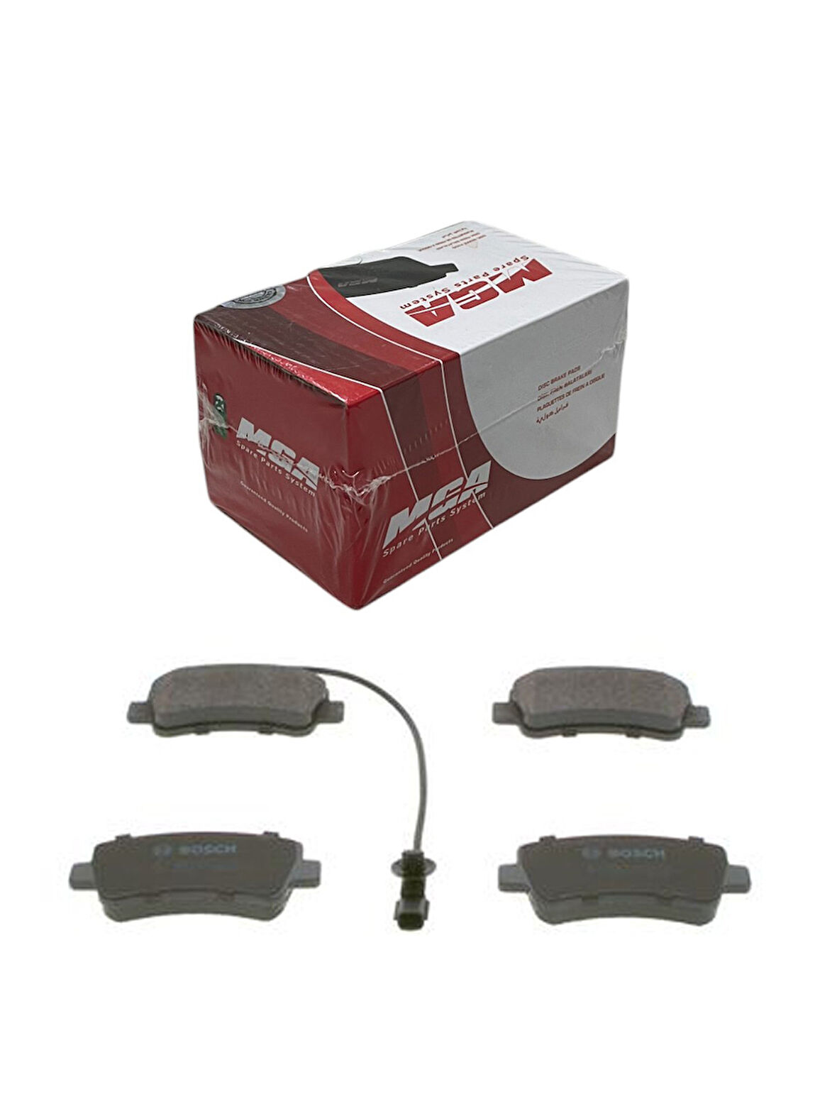 Mga Opel Movano B 2.3 Cdti 2010-2021 Tek Teker Arka Fren Balatası Takım