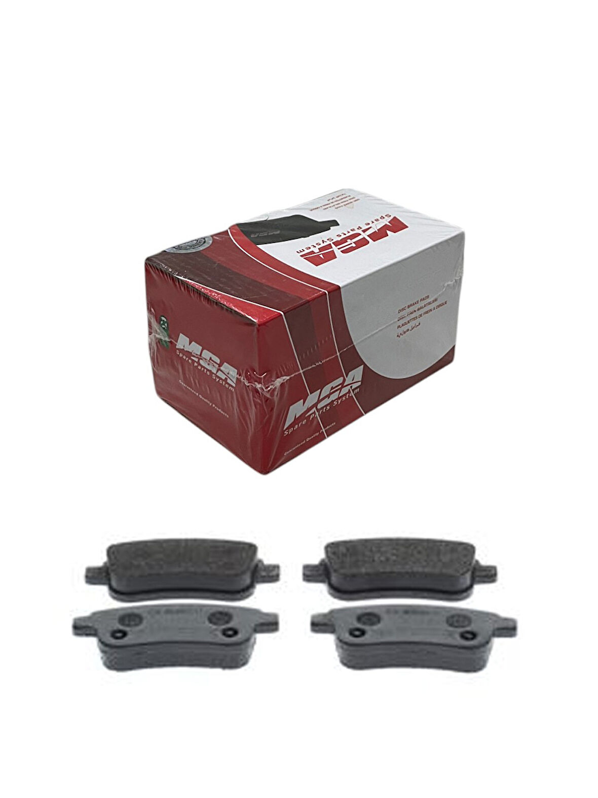 Mga Renault Scenic III, Grand Scenic III 2009-2016 Otomatik El Fren Sistem Arka Fren Balatası Takım