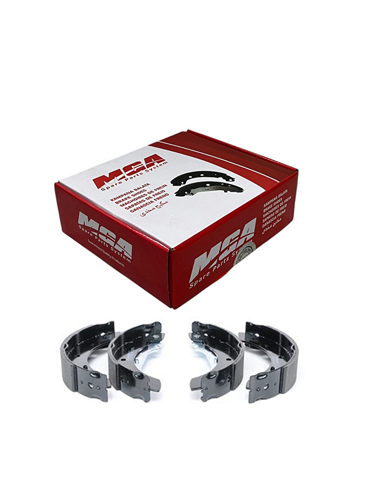 Mga Peugeot 306 1993-2002 Arka Fren Balatası Takım 203x38 mm