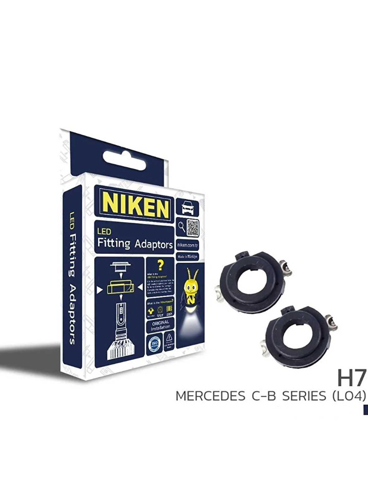 Niken Led Far Montaj Adaptörü H7 Mercedes C-B Serisi