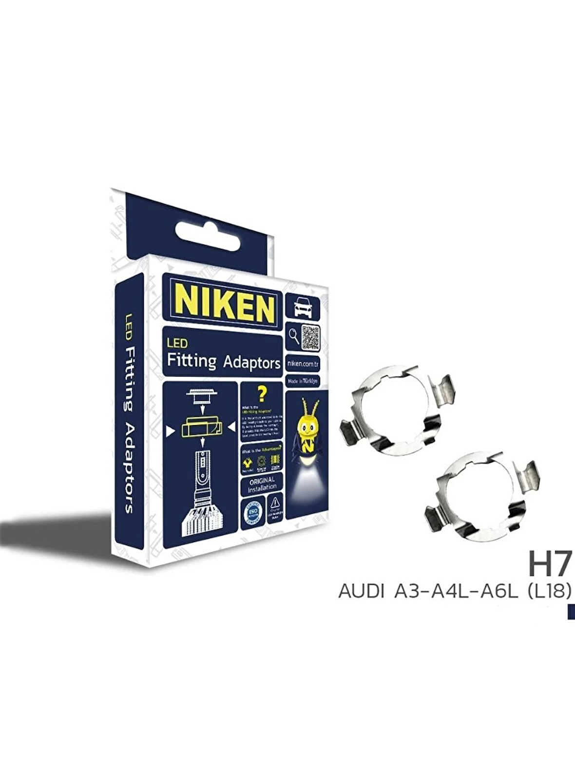 Niken Led Far Montaj Adaptörü H7 Audi A3 - A4L - A6L