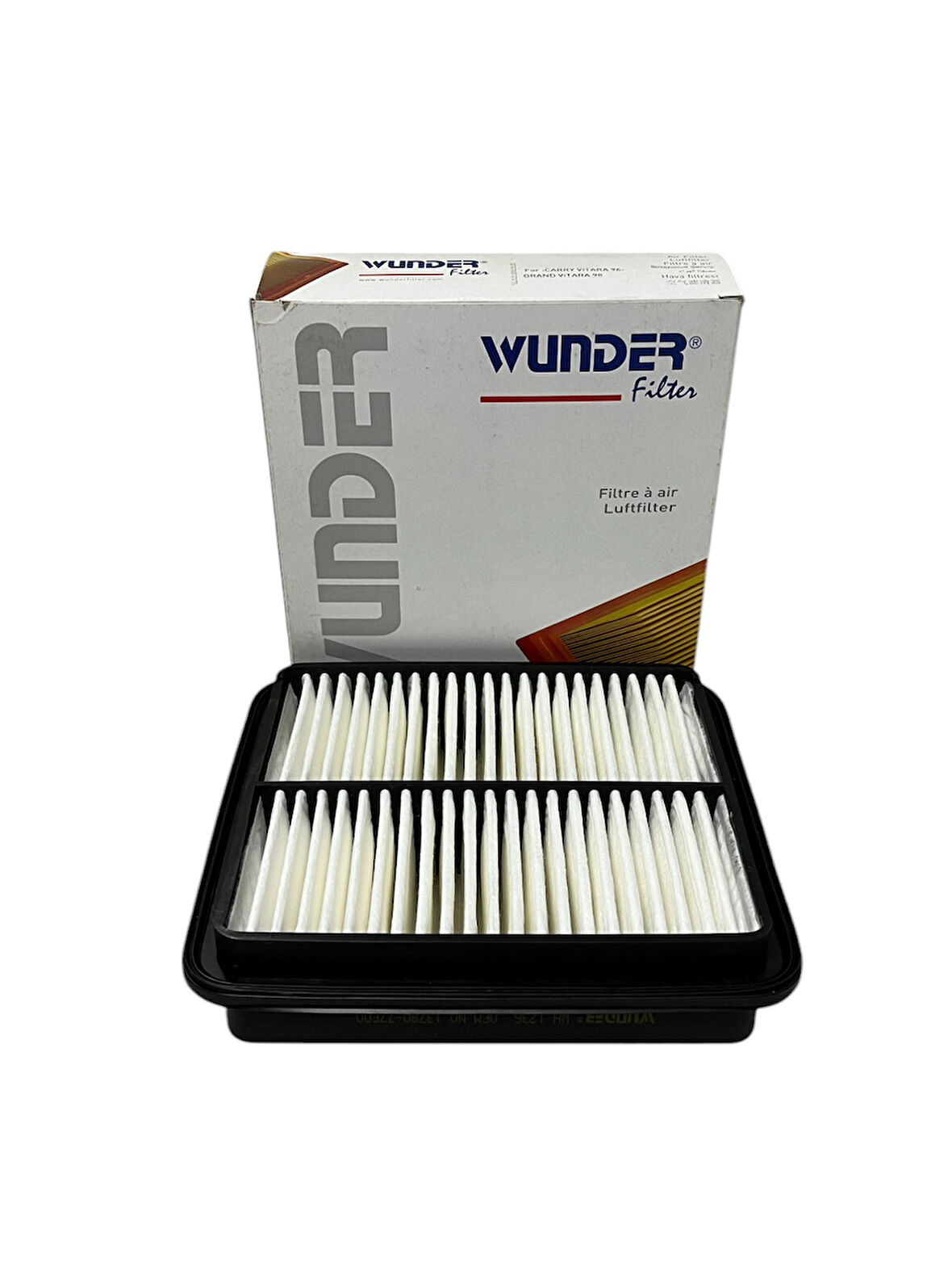 Wunder Suzuki Vitara 1.6, 1.9D, 2.0, 2.0D, 2.5 1988-1999 Düz Kısa Tip Hava Filtresi