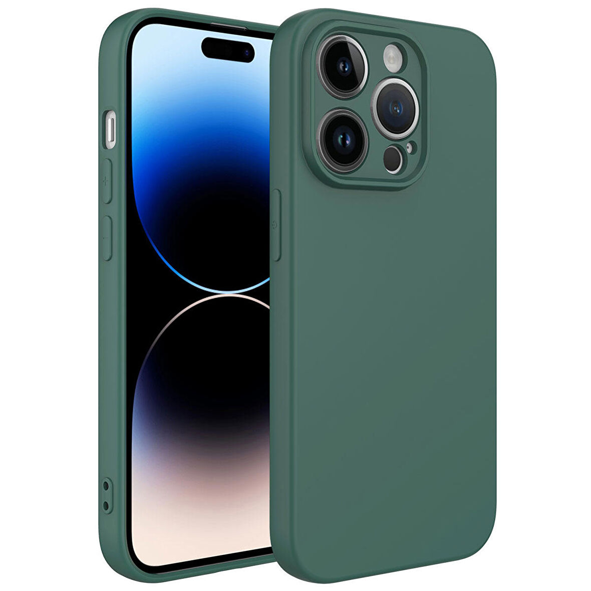 Apple  iPhone 14 Pro Max ile Uyumlu Kamera Korumalı içi Kadife Mara Lansman Kılıf
