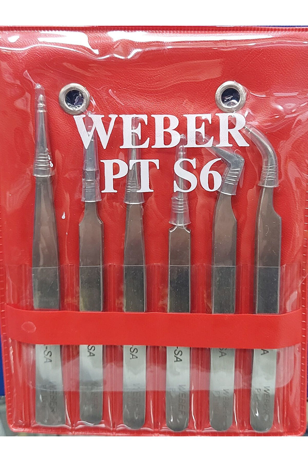 CETA - Weber PT SET 6 - ELEKTRONİKÇİ WEBER CIMBIZ SETİ - 6 Adet ( AA-2ASA-3-5SA-6SA-7 ) GERMANY