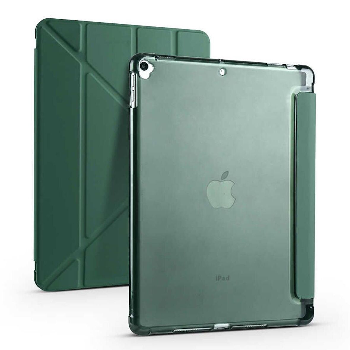 Gpack Apple iPad 10.2 8.Nesil Kılıf Standlı Katlanabilir Pu Silikon tf1