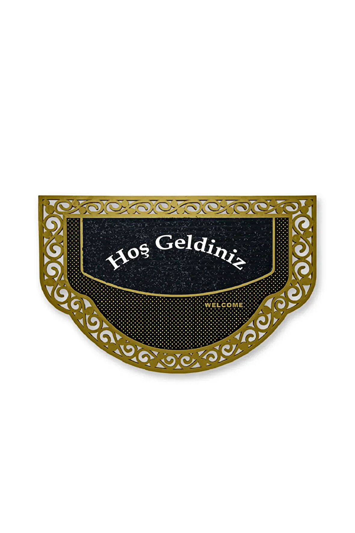 Dekoratif Dış Kapı Yıkanabilir Toz Alıcı Halı Kapı Önü Paspası hoş geldiniz yazılır