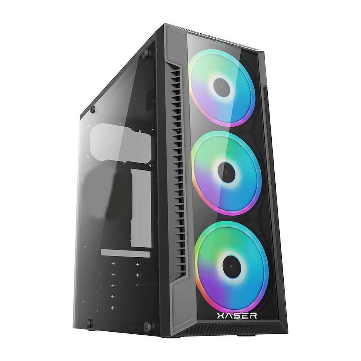 Xaser XASER MG3147 3x Rainbow Fan USB 3.0 650W 80+ Bronze PSU Atx Oyuncu ...