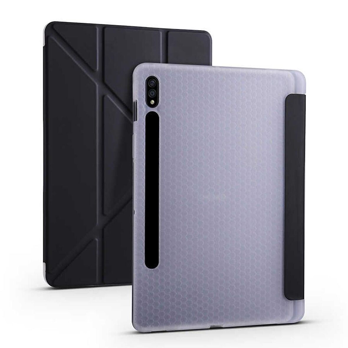 Gpack Samsung Galaxy Tab S7 T870 Kılıf Standlı Katlanabilir Pu Silikon tf2