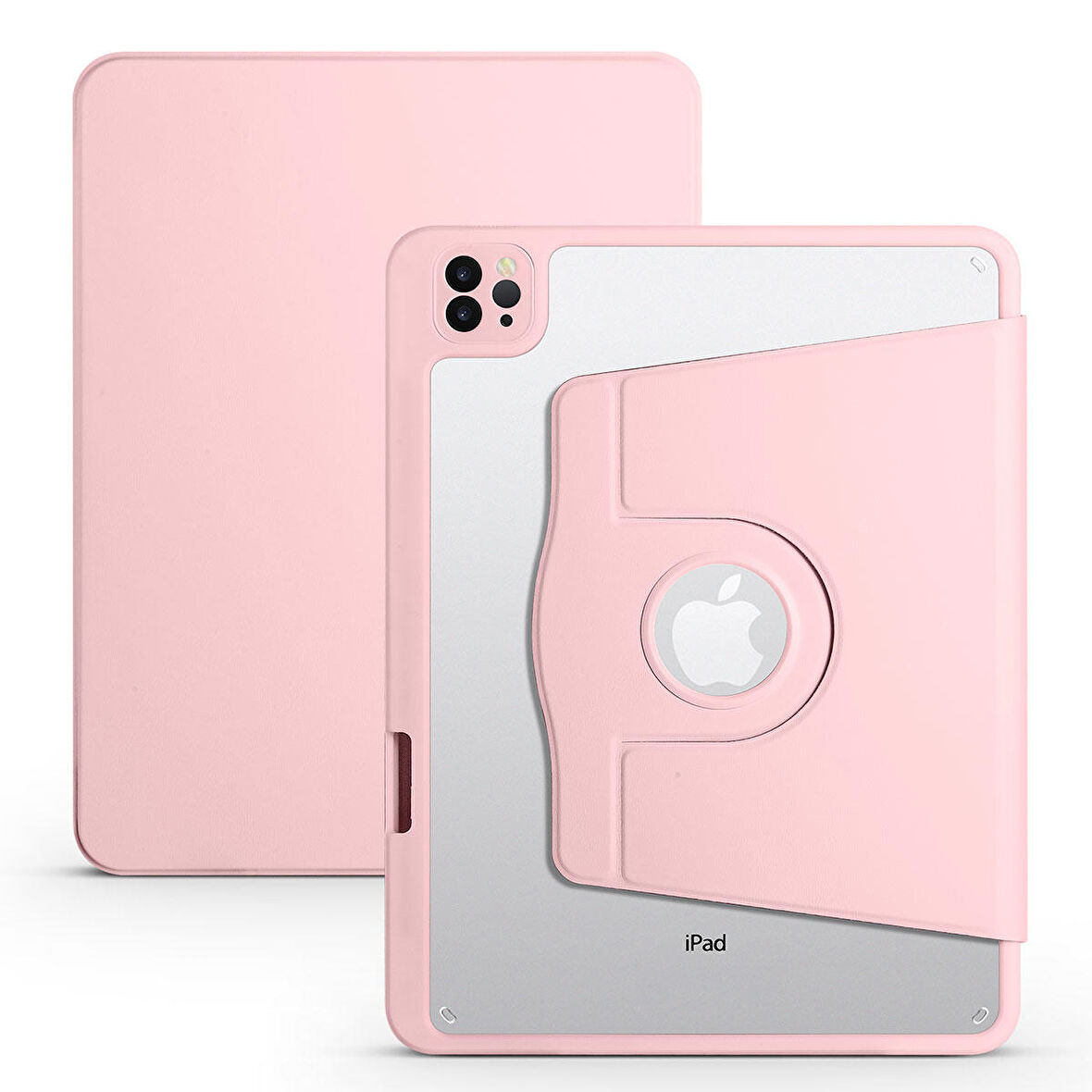 Gpack Apple iPad 10.2 8.Nesil Kılıf Termik Arkası Şeffaf Smart Kapaklı Kalem Bölmeli T1
