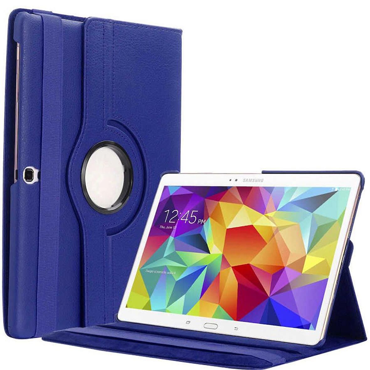 Gpack Samsung Galaxy Tab 4 10.1 T530 Kılıf Kapaklı Standlı 360 Dönebilen Koruma dn2