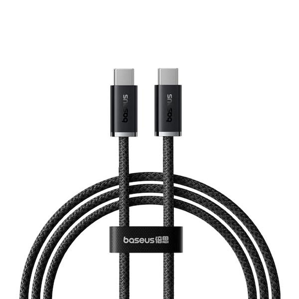 Baseus E-Marker Akıllı Çip 100W Type-C Şarj Kablo Samsung Xiaomi İphone 15 15 Pro Max Uyumlu Şarj Kablosu
