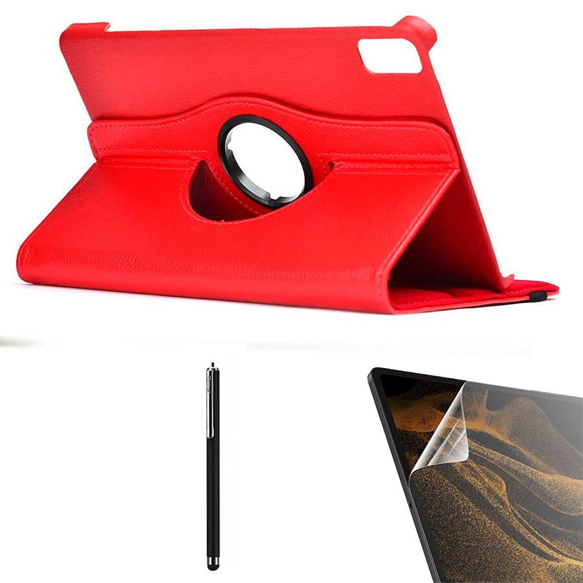 Gpack Huawei MatePad 10.4 Kılıf Kapaklı Standlı 360 Dönebilen Koruma dn22  Nano  Kalem