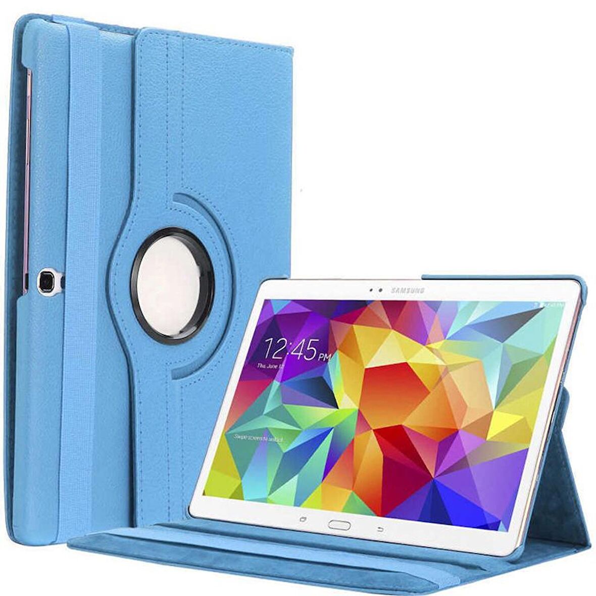 Gpack Samsung Galaxy Tab S3 9.7 T820 Kılıf Kapaklı Standlı 360 Dönebilen Koruma dn2