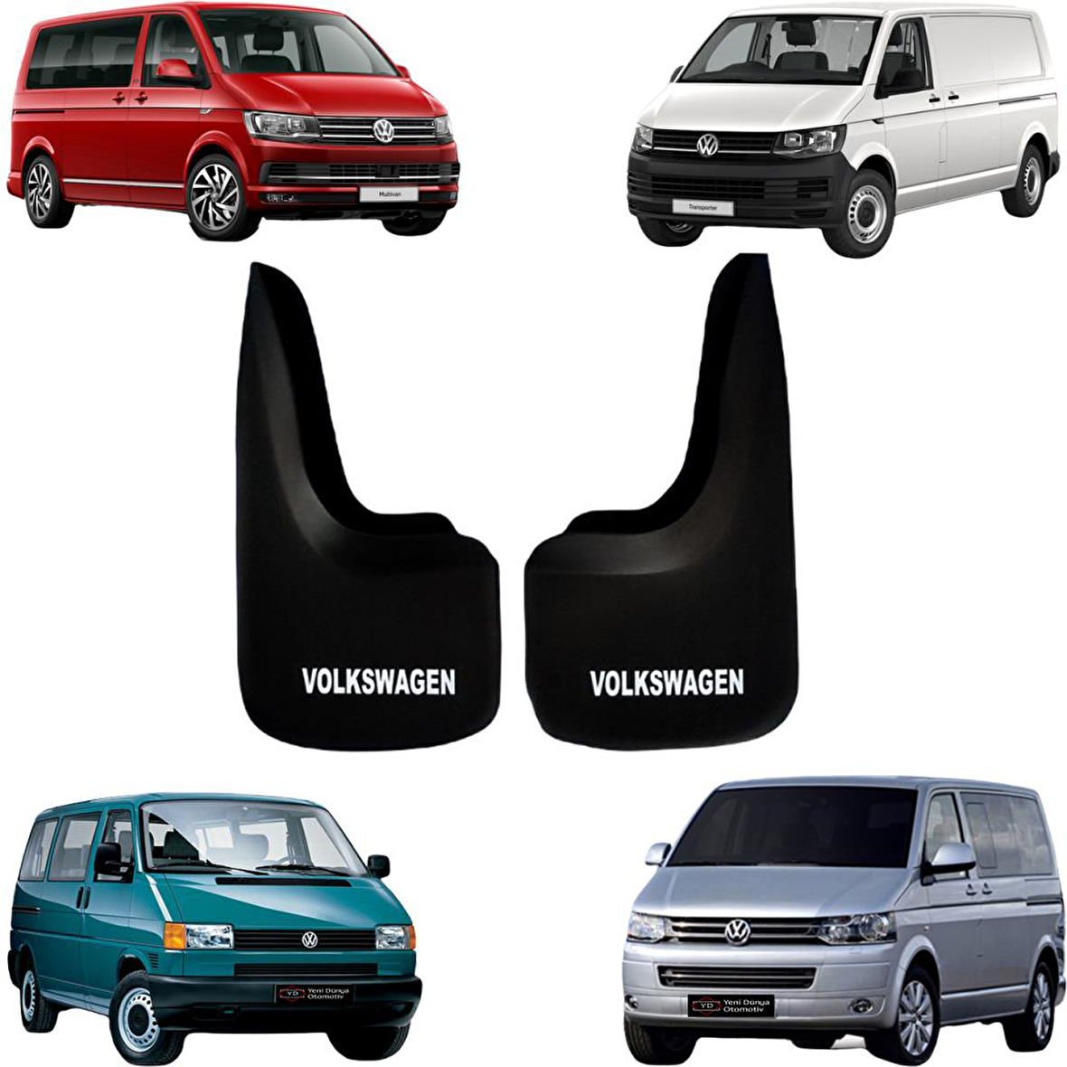 Volkswagen Transporter 2'li ARKA Paçalık Çamurluk Tozluk VW1BZ033