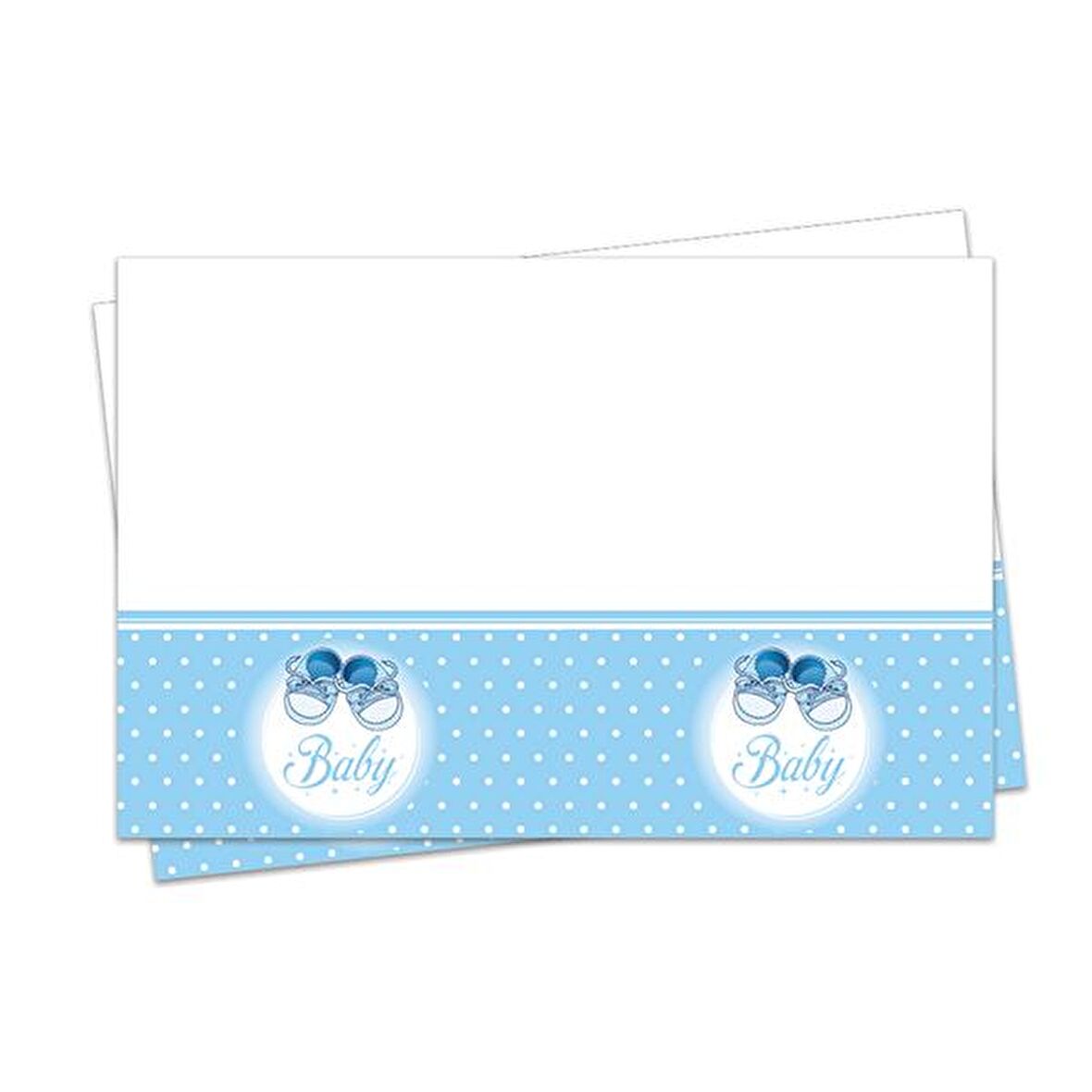 MAVİ PATİKLER MASA ÖRTÜSÜ 120X180(PLASTİK)