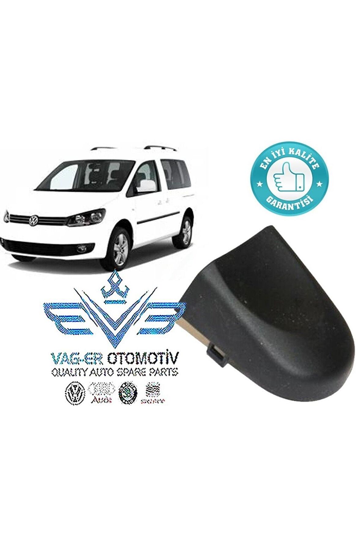 Vw Caddy 2011-2014 Arası Ön Sağ Dış Kapı Kolu Kapağı Bademi