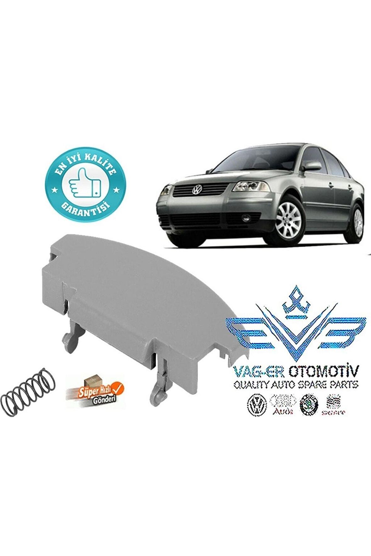 Passat B5 Kol Dayama Üst Kapağ Kolçak Mandalı 1997-2000 3b0868445 (540502936)