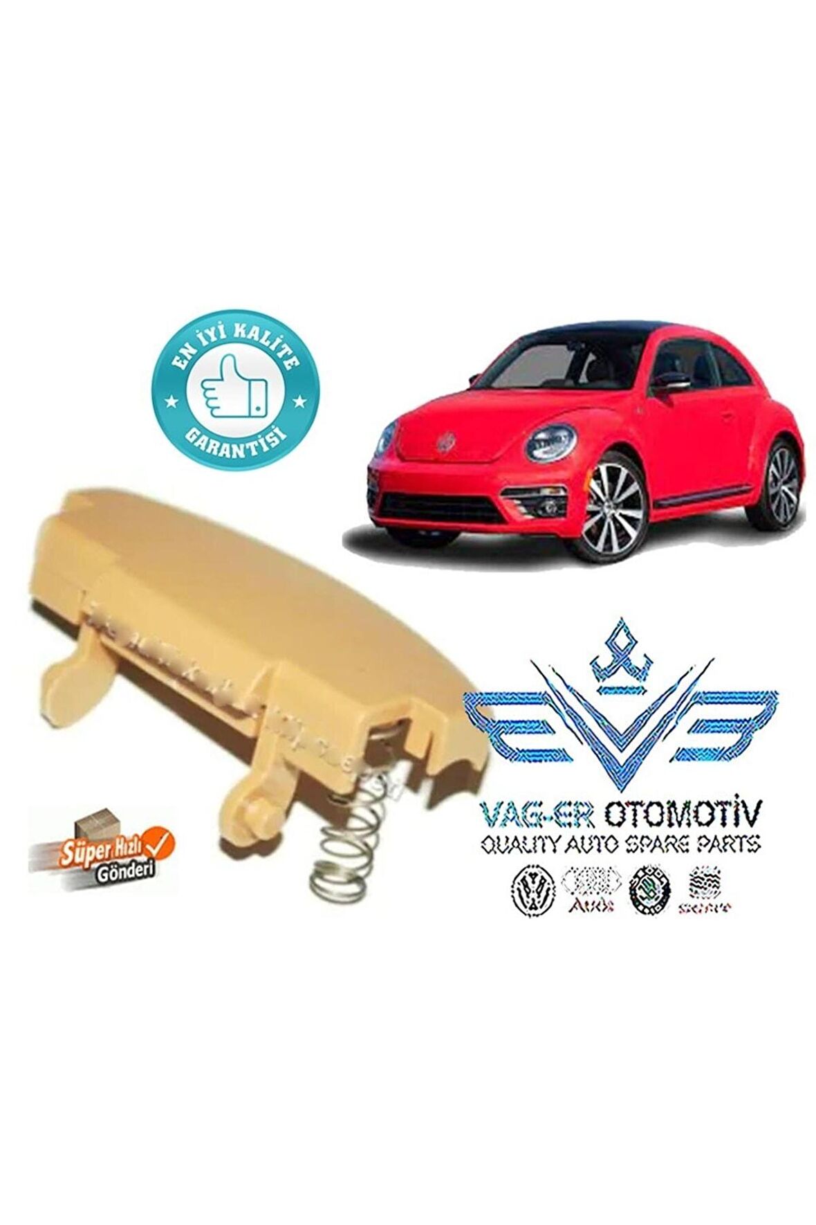 Beetle Kol Dayama Üst Kapağı Kolçak Mandalı 1999-2010 3b0868445 (540497902)