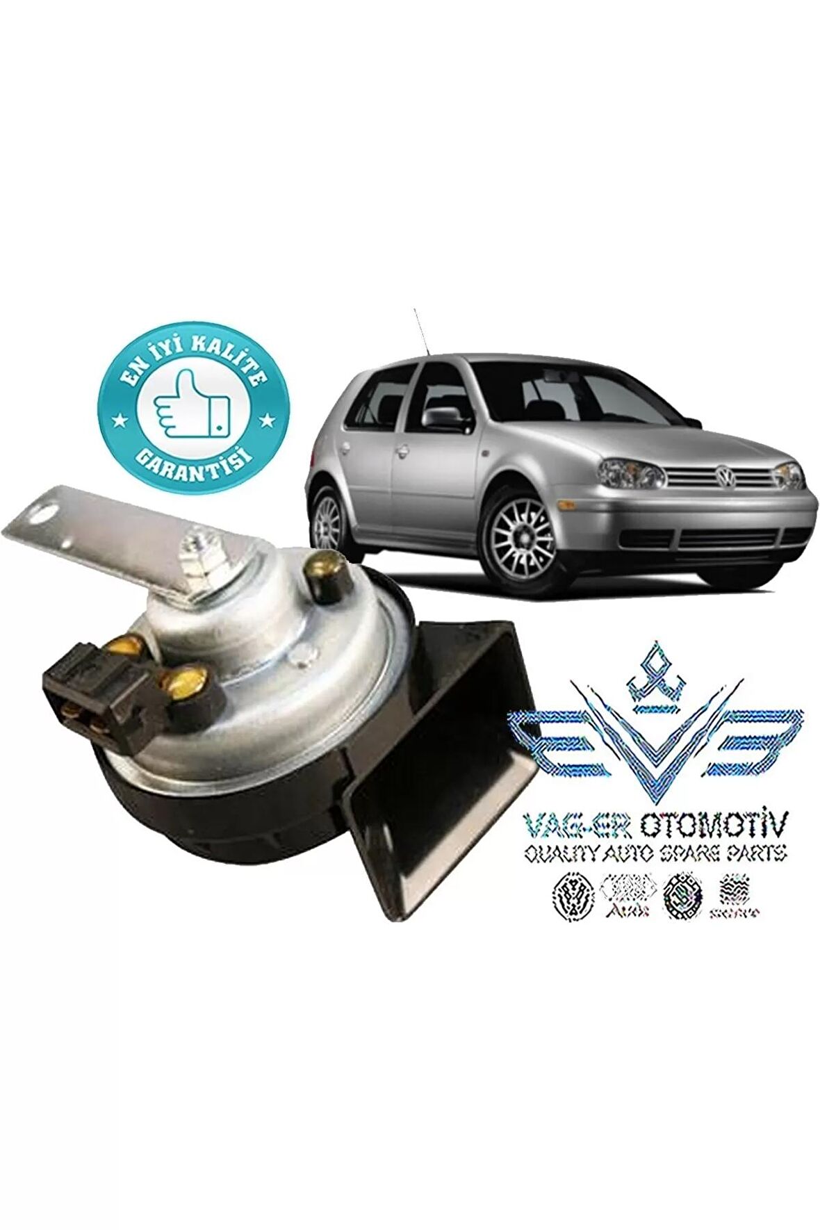 Golf 4 1997-2004 Arası Düşük Ton Tiz Korna Salyangoz 3b0951221