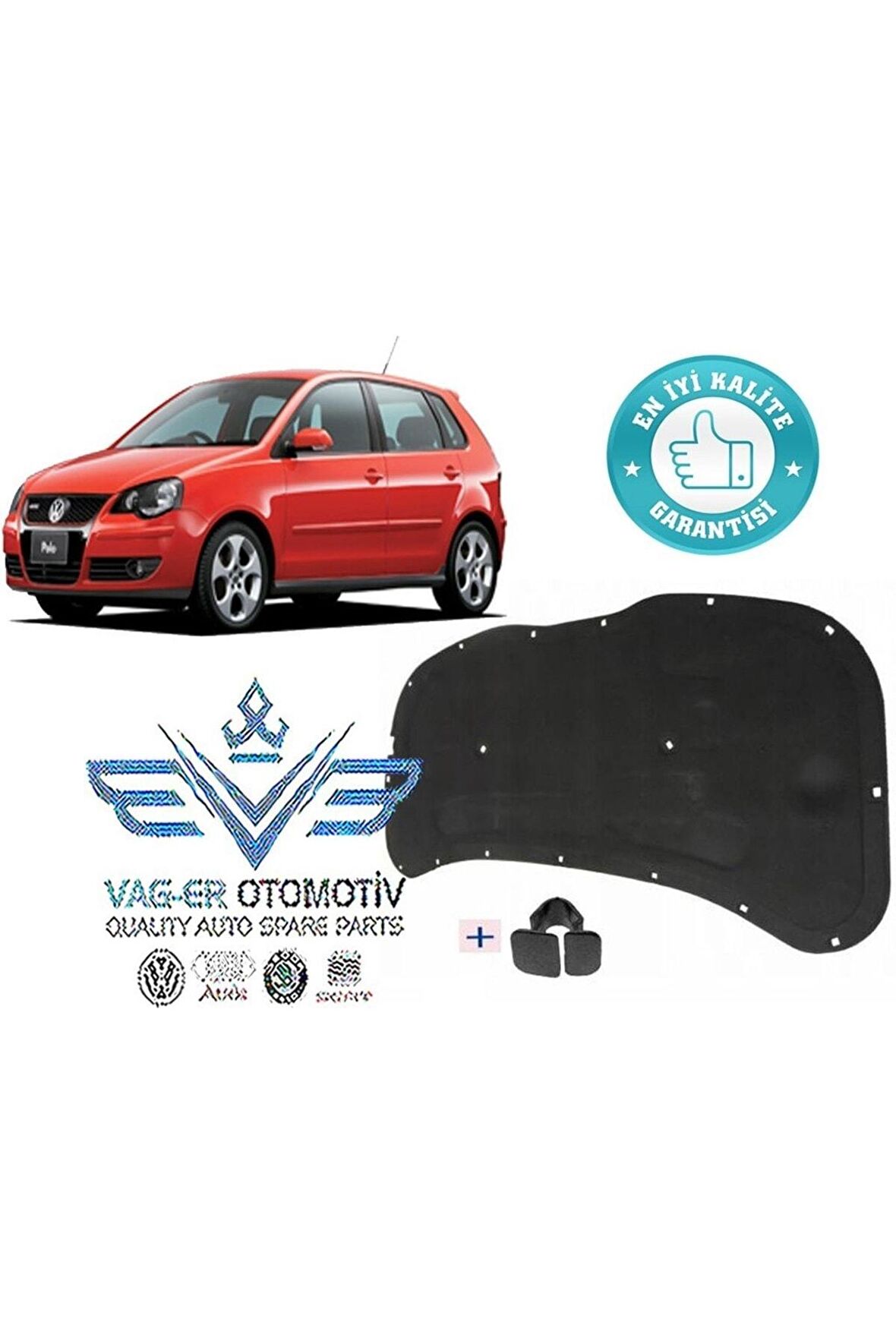 Vw Polo 2006-2009 Arası Kaput Izolasyonu Keçesi 6q0863835c