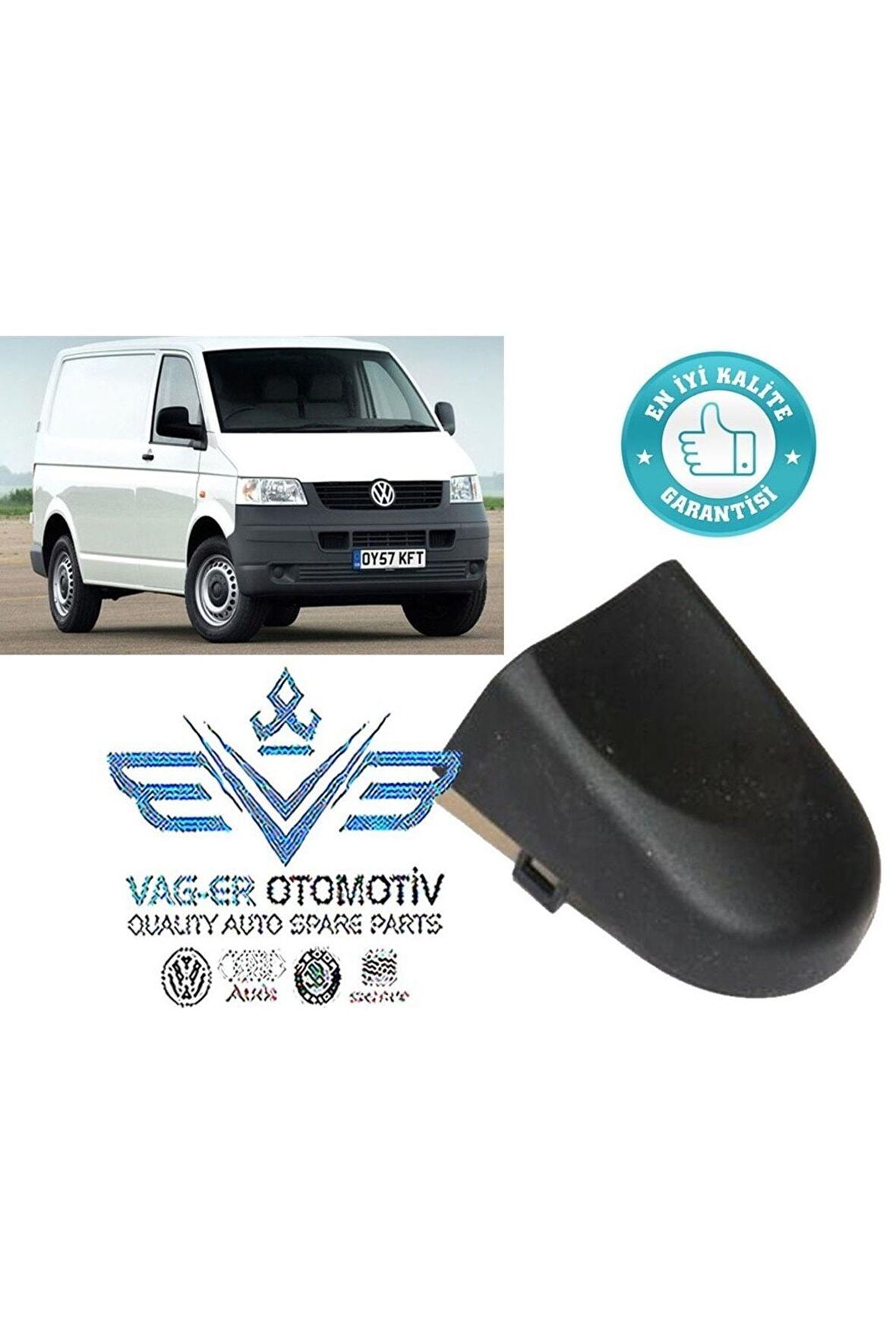 Transporter T5 Arka Sağ Sürgülü Dış Kapı Kolu Kapağı Bademi