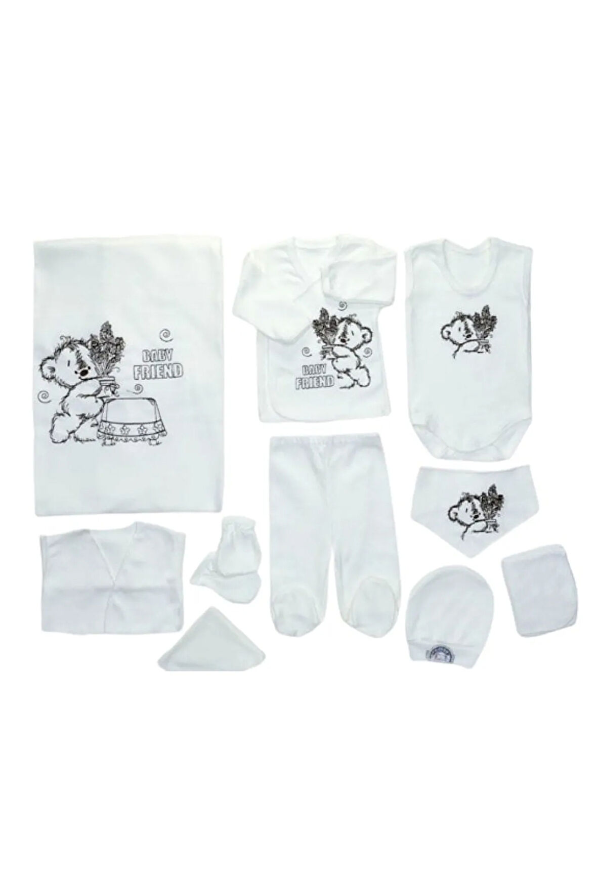 10'lu Hastane Çıkışı Baby Friend Ayıcık