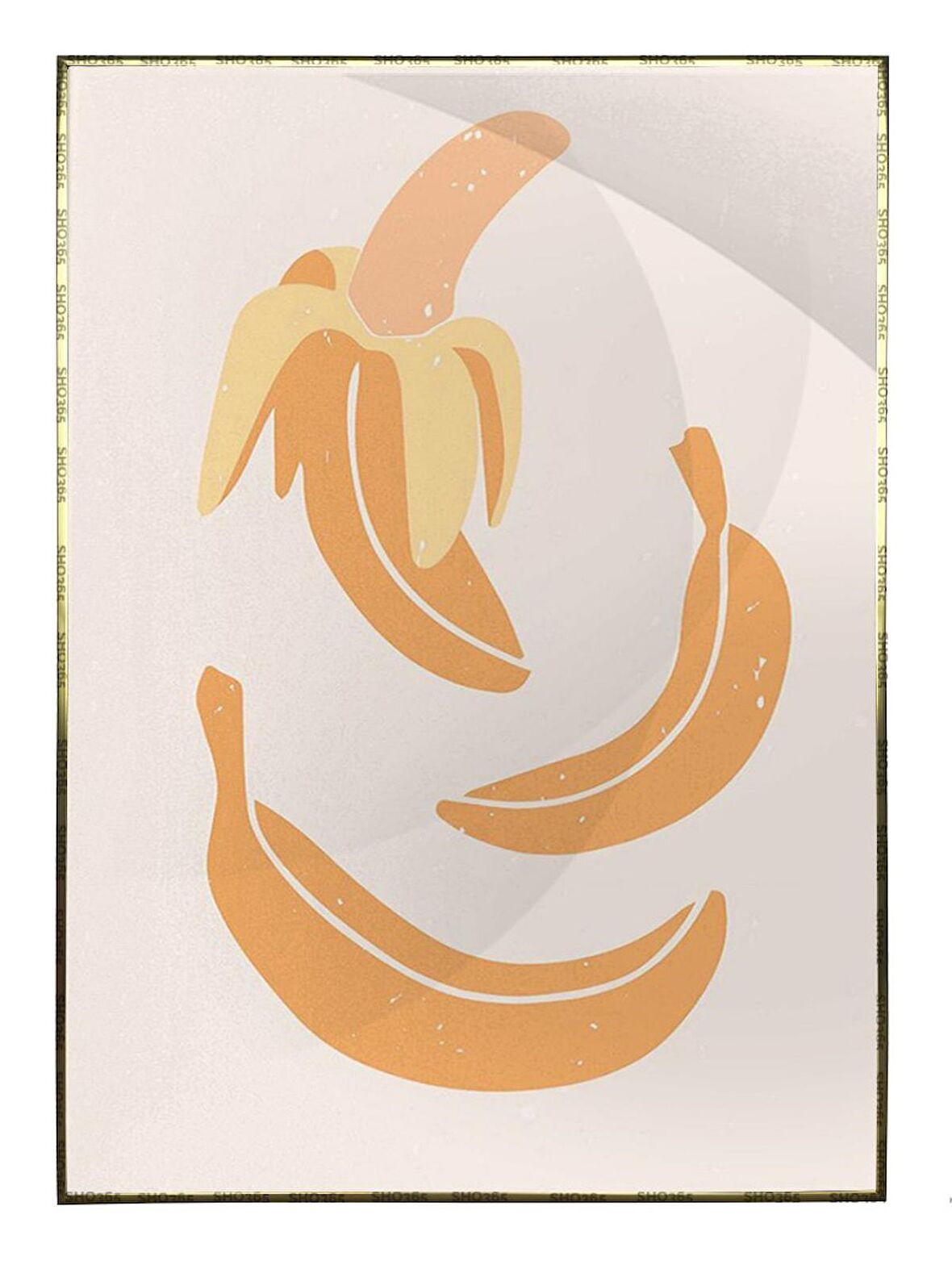 Shop365 Natürmort illüstrasyon Çizim Pastel Renkler Modern Sanat Tuval Tablo Çerçeveli P-000551