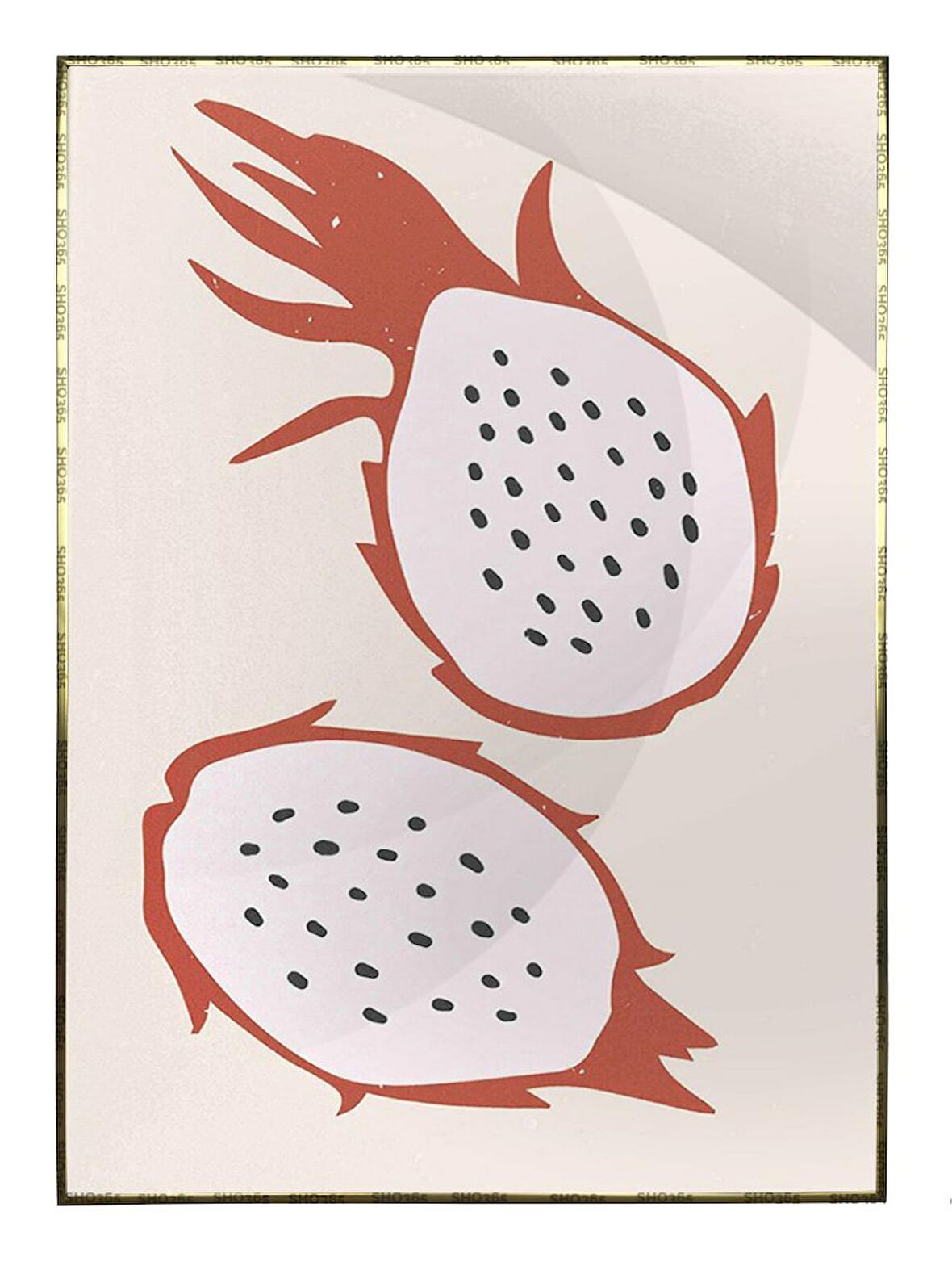 Shop365 Renkli Çizimler İllüstrasyon Modern Sanat Tuval Tablo Çerçeveli P-000569