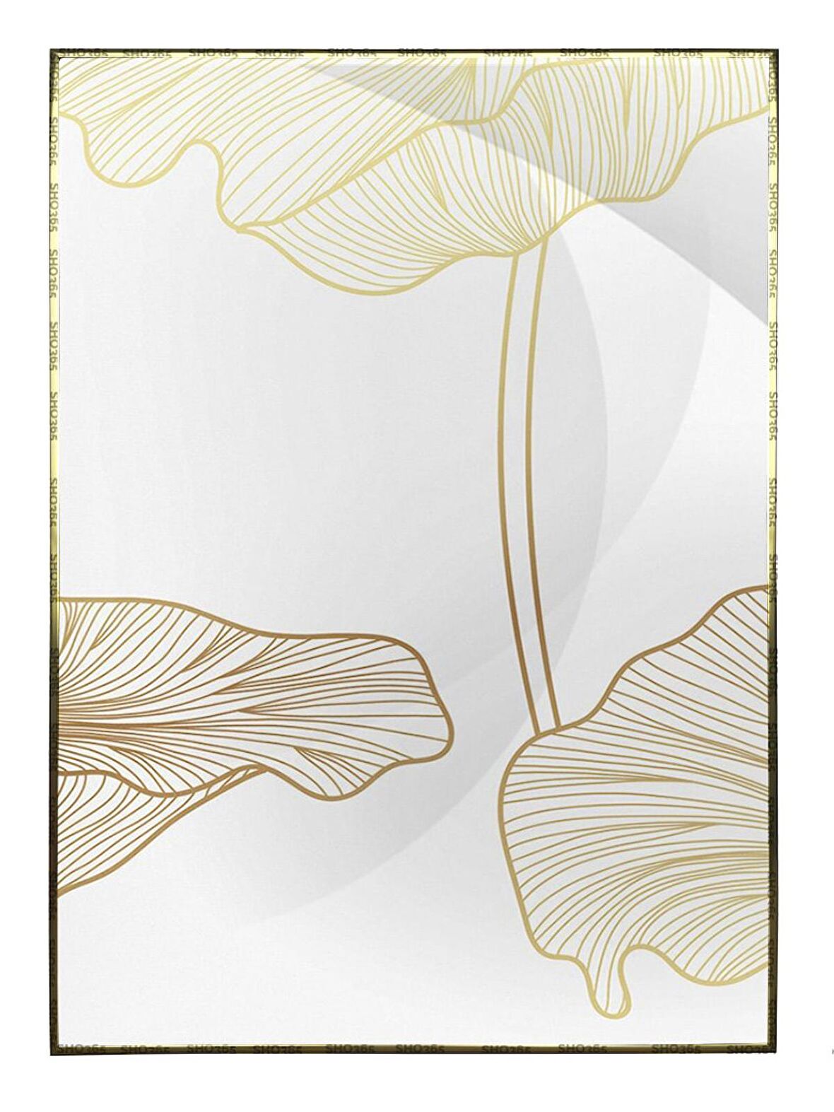 Shop365 Çiçekler Sarı Renkler Modern Tablo Çerçeveli P-000642