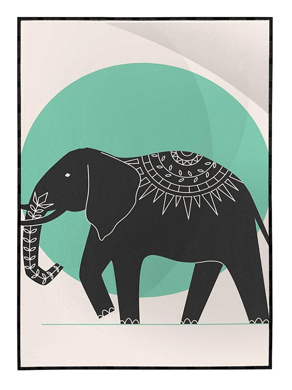 Shop365 İnsanlar Hayvanlar ve Doğa Tasarımları Modern Sanat Tuval Tablo Çerçeveli P-000657