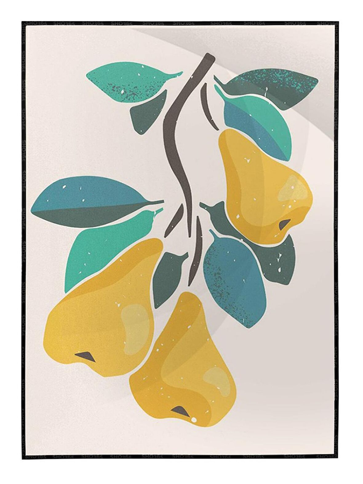 Shop365 Natürmort illüstrasyon Çizim Pastel Renkler Çağdaş Sanat - Modern Sanat Tuval Poster P-00066