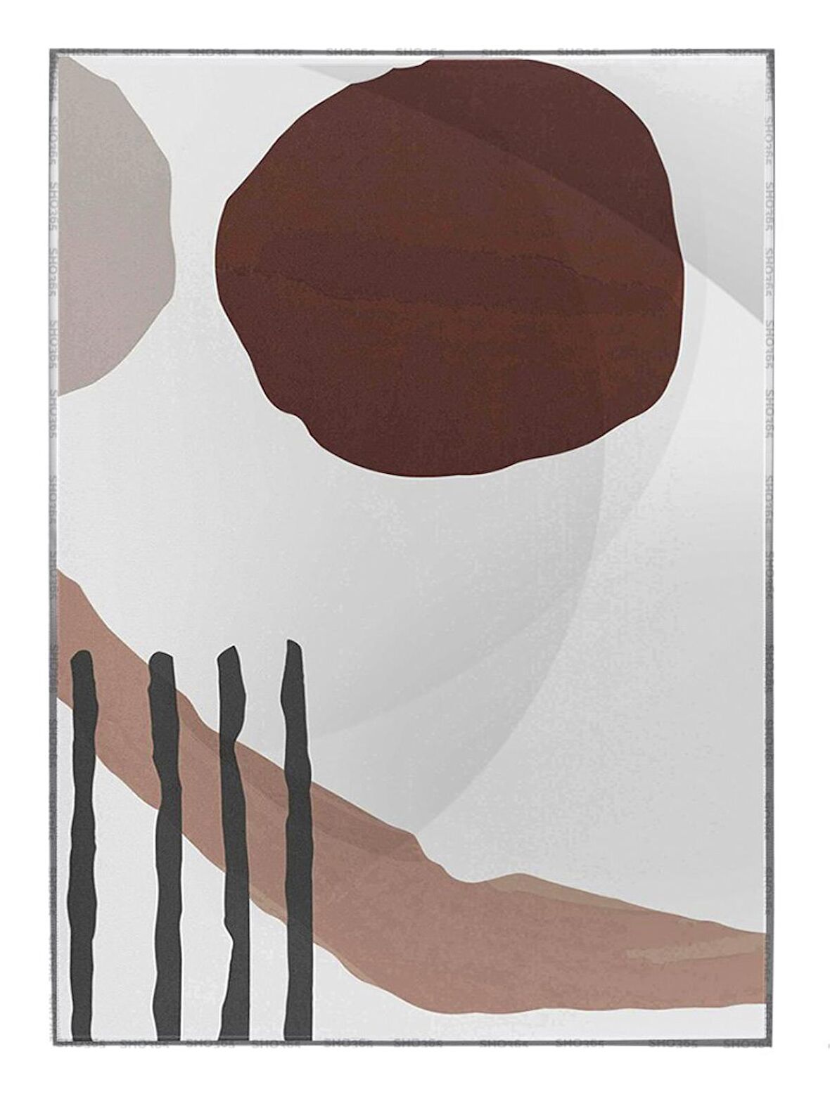 Shop365 Modern Tasarım İllüstrasyon Modern Tablo Çerçeveli P-000678