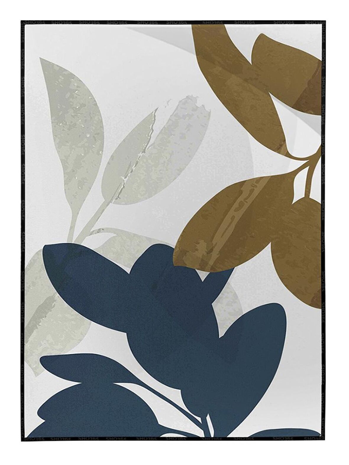Shop365 Bitki Tasarım Modern Tablo Çerçeveli P-000872