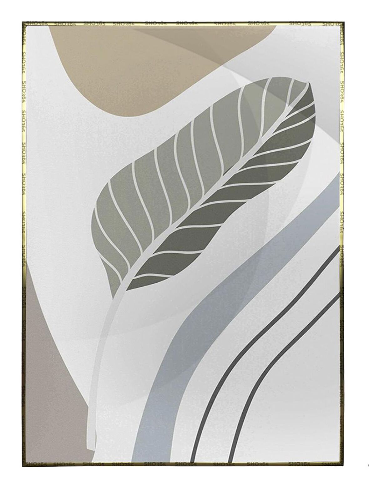 Shop365 Bitki Tasarım Modern Tablo Çerçeveli P-000905