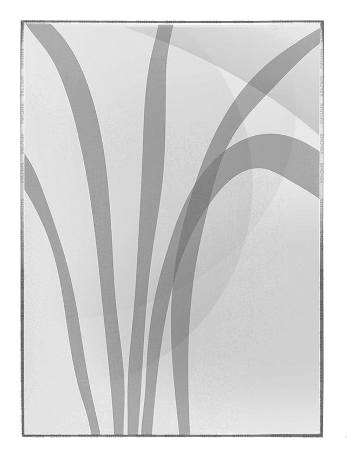 Shop365 Yapraklar ve Şekiller Karışık Renkler Modern Tablo Çerçeveli P-000918