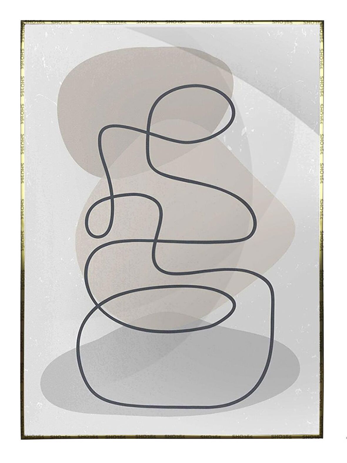 Shop365 Modern Çizimler İllüstrasyon Modern Tablo Çerçeveli P-000951