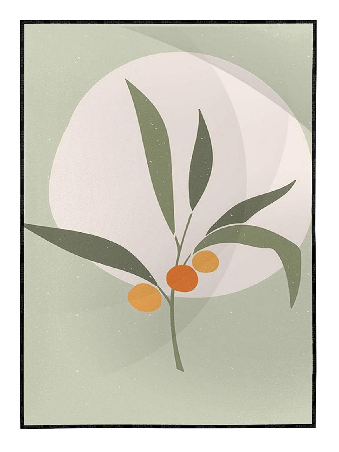 Shop365 Çeşitli Objeler Pastel Renkler Modern Tablo Çerçeveli P-000989