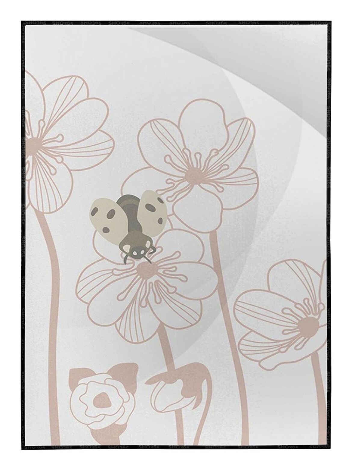 Shop365 Hayvanlar ve Modern Tablo Çerçeveli P-001157