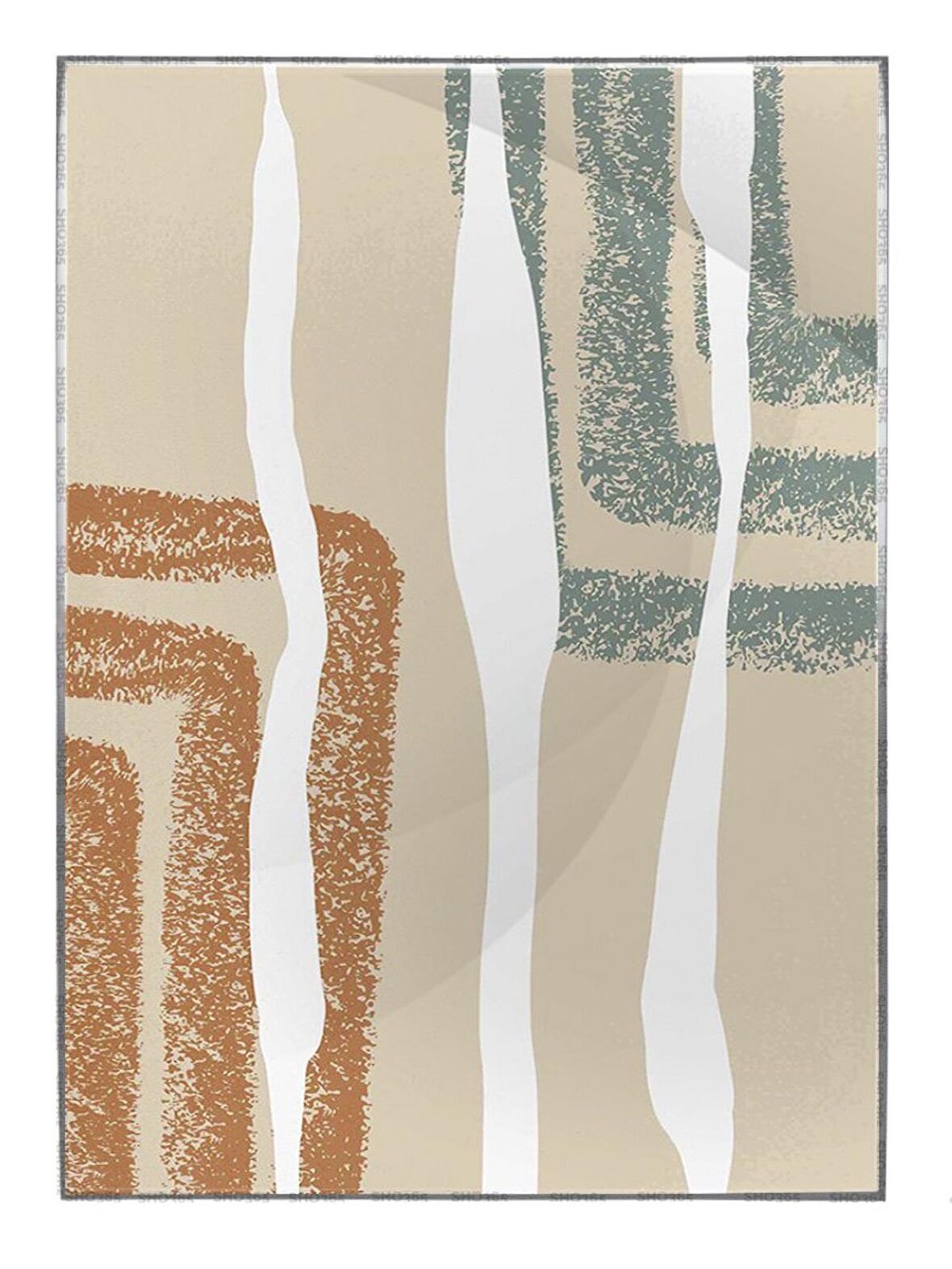 Shop365 Ay Güneş ve Toprak Modern Tablo Çerçeveli P-001234