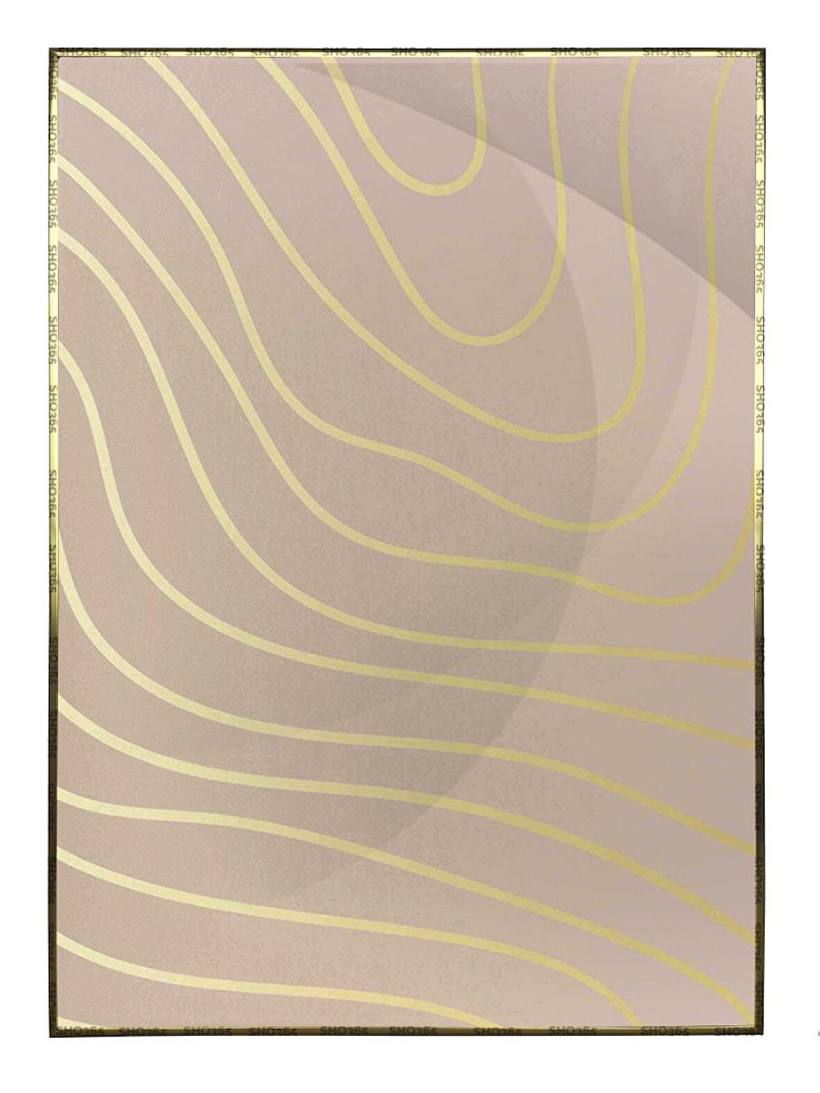 Shop365 Geometrik Tasarım ve Çizgiler Çizim Modern Tablo Çerçeveli P-001299