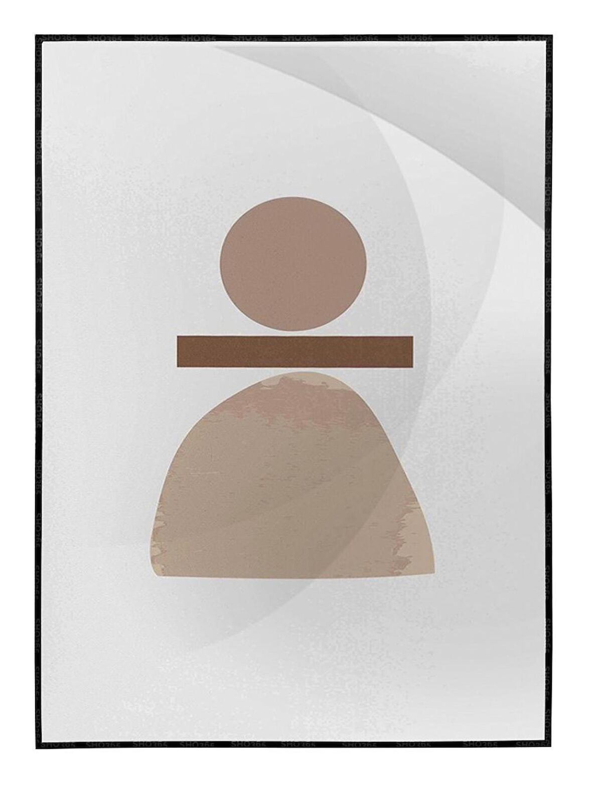 Shop365 Modern Tasarım İllüstrasyon Modern Tablo Çerçeveli P-001350