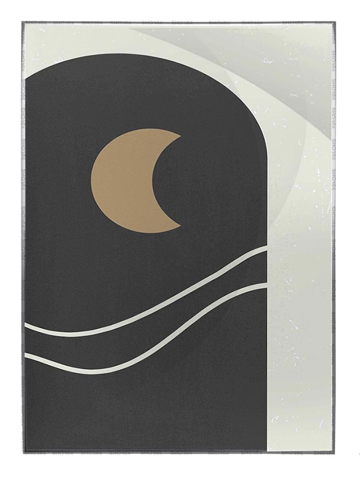 Shop365 Modern Tasarım İllüstrasyon Modern Tablo Çerçeveli P-001397