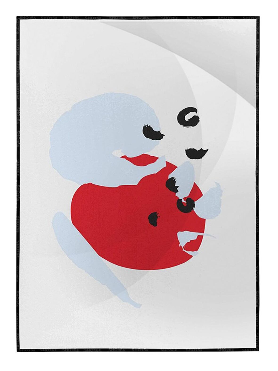 Shop365 Toprak Renk Tonları Tasarım Modern Tablo Çerçeveli P-001659