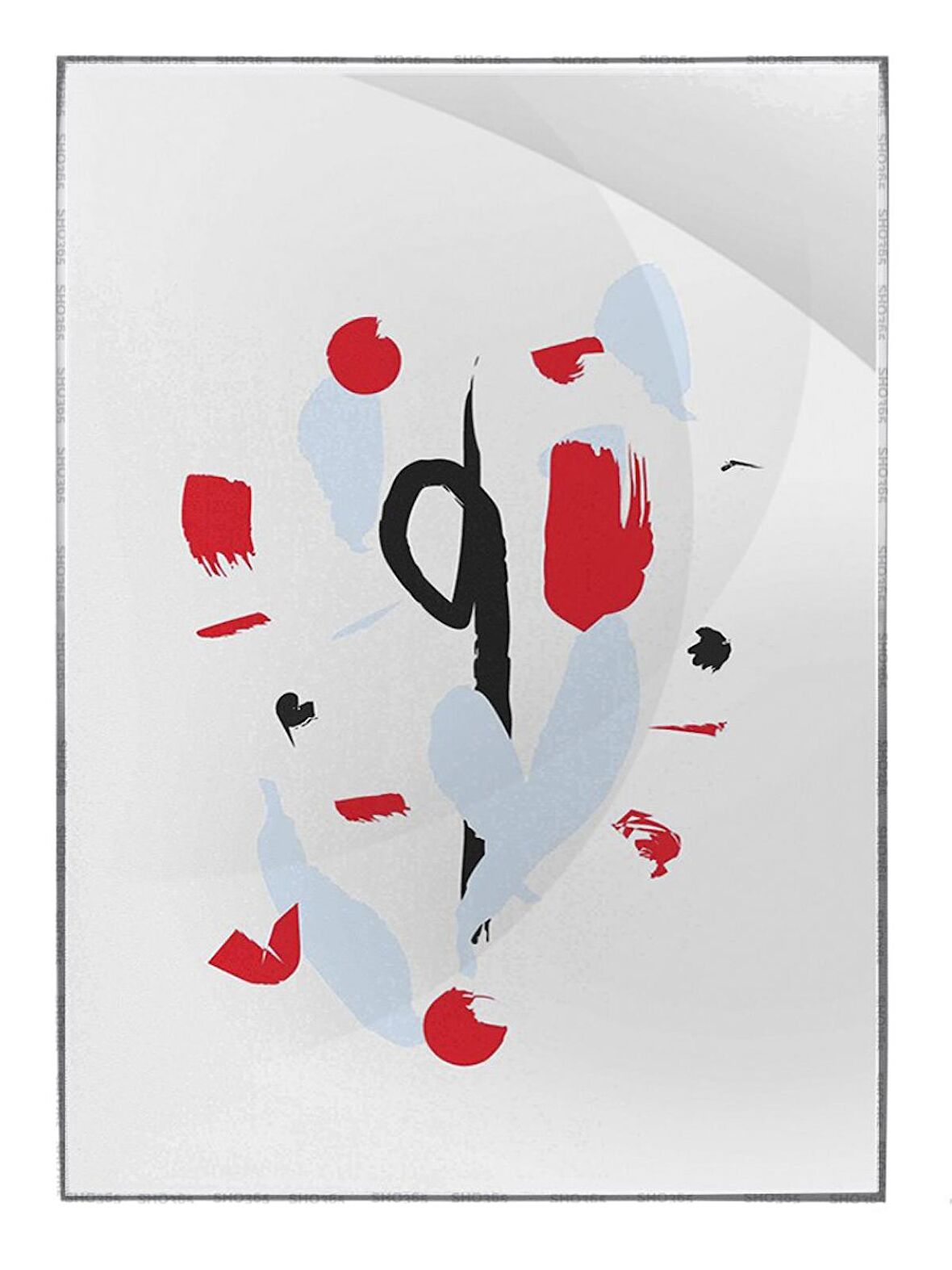 Shop365 Toprak Renk Tonları Tasarım Modern Tablo Çerçeveli P-001661