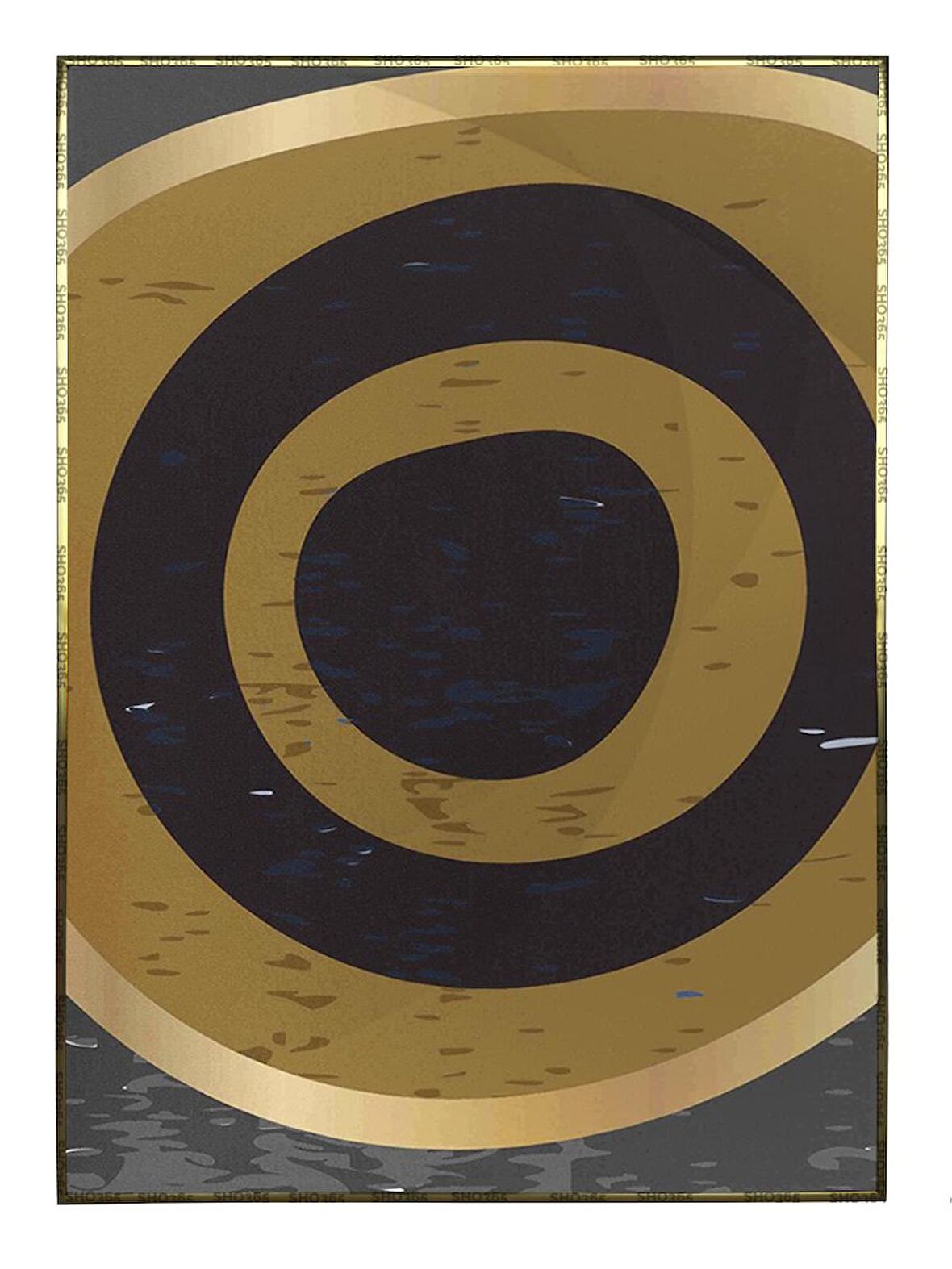 Shop365 Şekiller Lüks Dekoratif Modern Tablo Çerçeveli P-001698