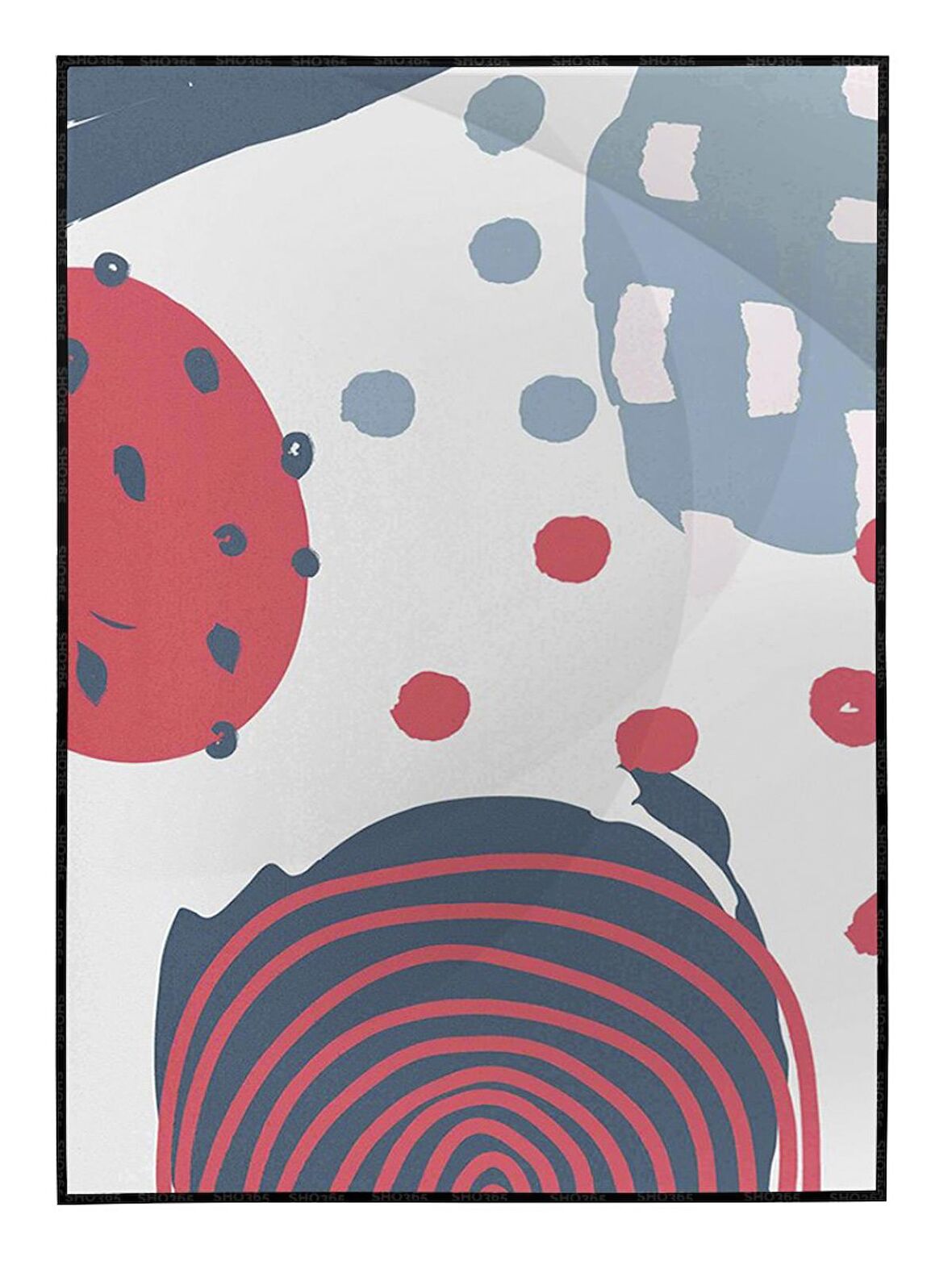 Shop365 Modern Tasarım İllüstrasyon Modern Tablo Çerçeveli P-001726